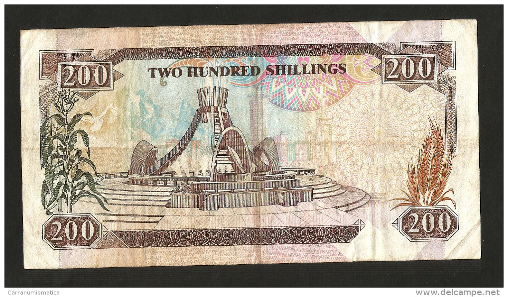 KENYA - CENTRAL BANK Of KENYA - 200 SCHILLINGS (1992) / D. TOROITICH ARAP MOI - Kenia