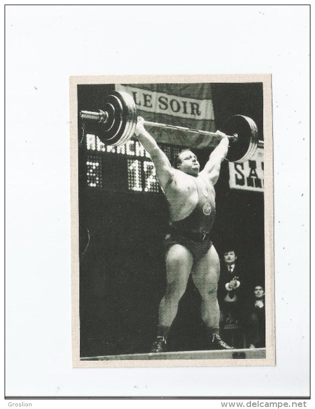 SERGE REDING EN 1971 LORS D'UN DE SES 6 RECORDS DU MONDE EN HALTEROPHILIE - Gewichtheben