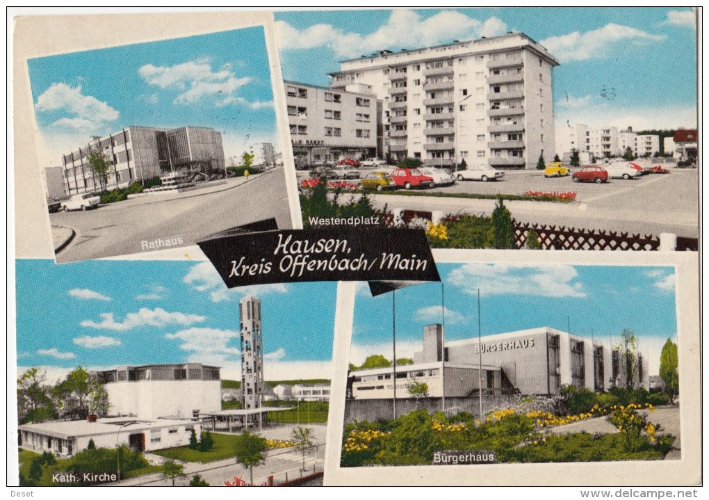 Offenbach Old Postcard Travelled 1977 D160620 - Offenbach