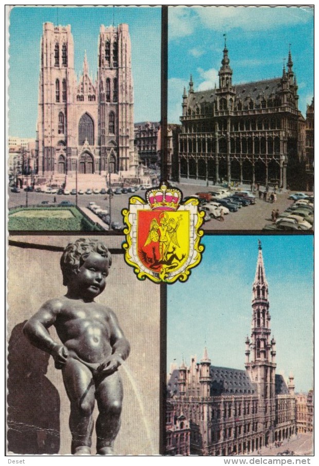 Brussels Old Postcard Travelled 1967 D160620 - Lotes Y Colecciones