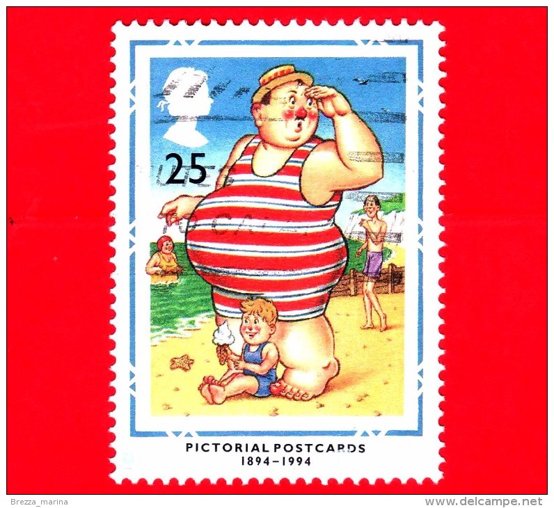 INGHILTERRA - GB - GRAN BRETAGNA - 1994 - Centenario Delle Cartoline Illustrate - Where's My Little Lad ' - 25 - Usati