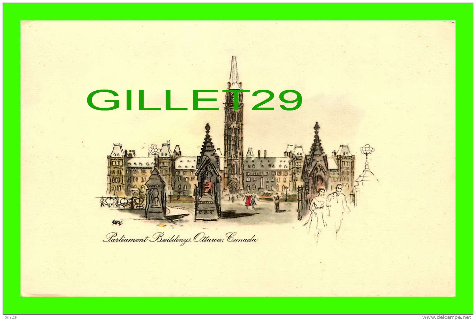 OTTAWA, ONTARIO - PARLIAMENT BUILDINGS - SWEDISH GIFTS LTD - - Ottawa