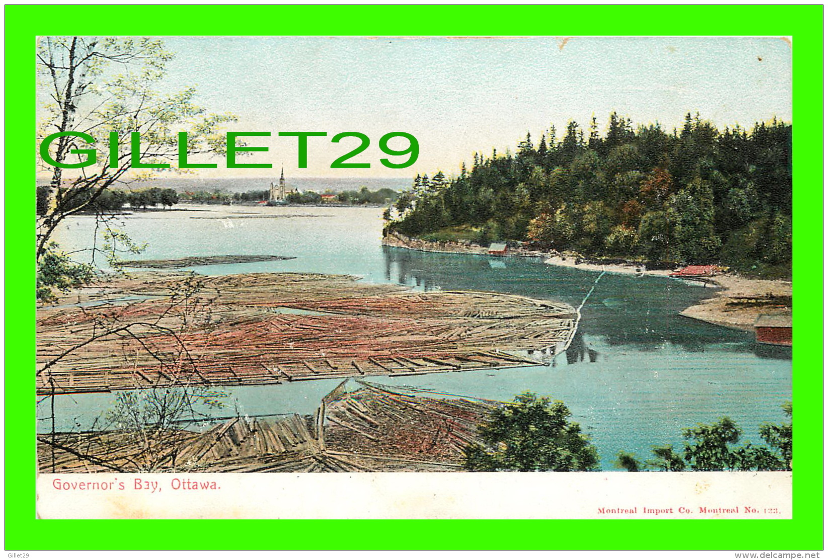 OTTAWA, ONTARIO - GOVERNOR'S BAY - LUMBER - MONTREAL IMPORT CO - WRITTEN - - Ottawa