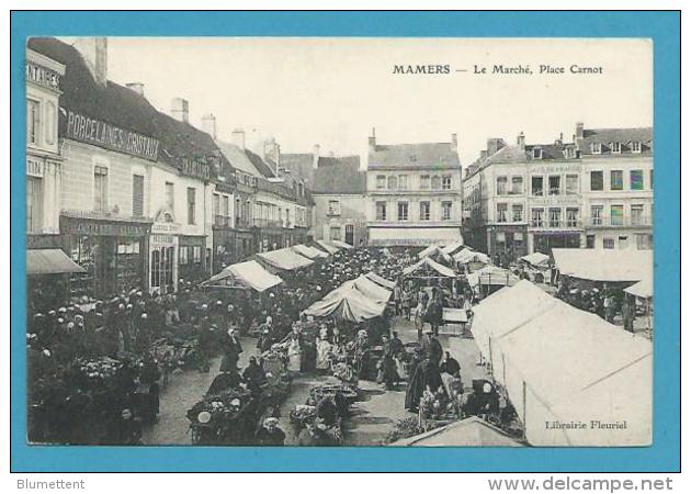 CPA - Métier Marchands Ambulants Le Marché Place Carnot MAMERS 72 - Mamers