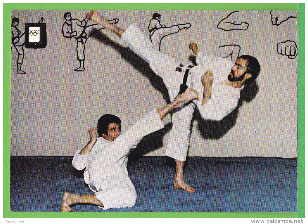 JEUX OLYMPIQUES / KARATE / MAWASHI GERI  / Carte écrite - Kampfsport