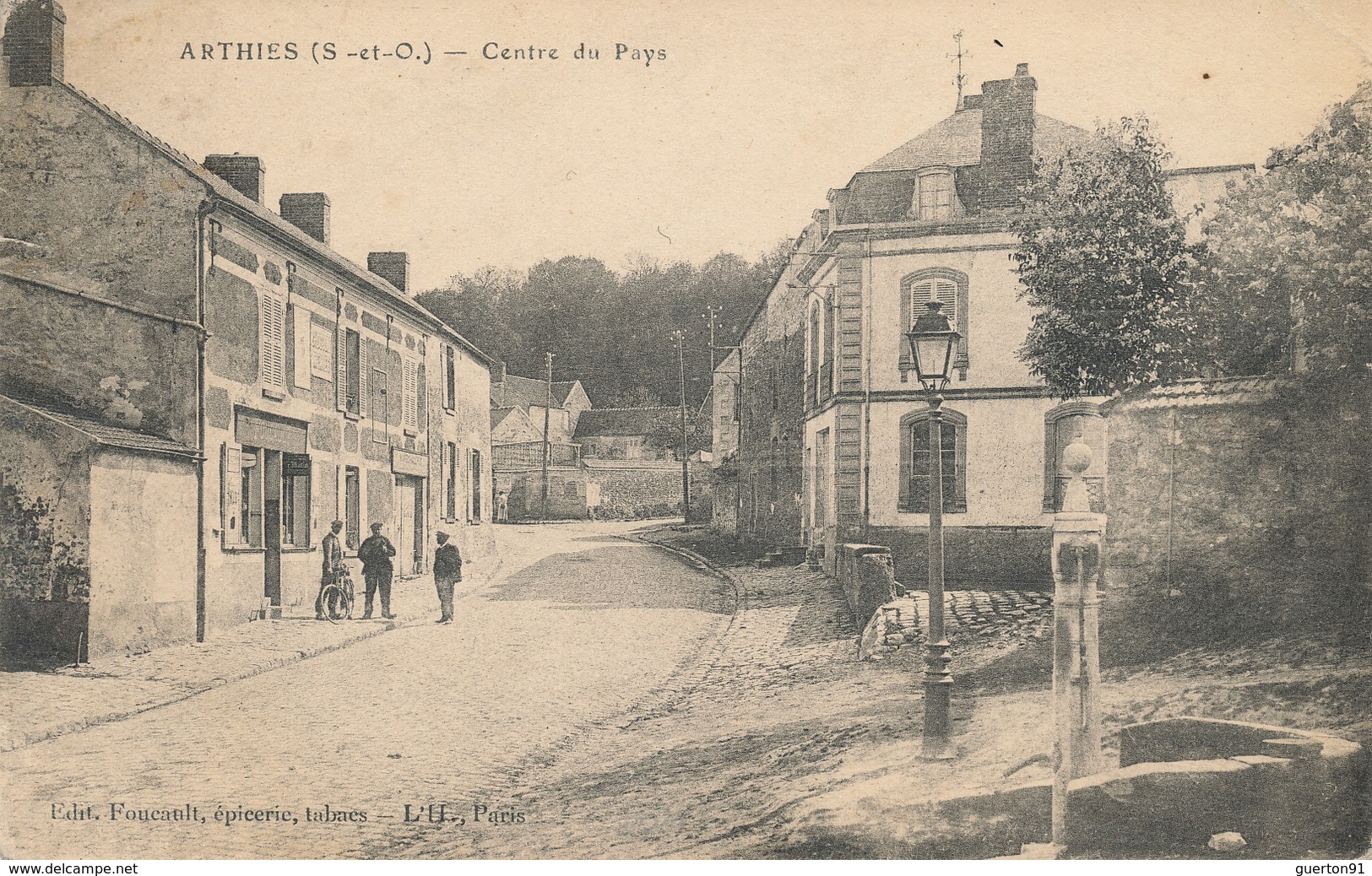 ( CPA 95 )   ARTHIES  /  Centre Du Pays - - Arthies