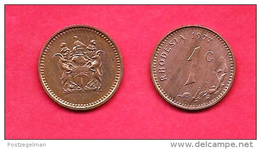 RHODESIA 1970-1977, Circulated Coin, 1 Cent Bronze Km10 C1603 - Rhodesië