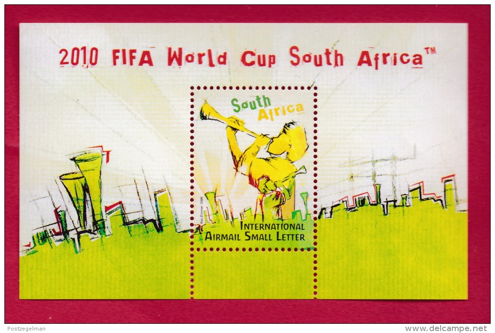 SOUTH AFRICA, 2009, Mint Hinged Block (miniature Sheet) , Fifa World Cup SA,  Sa 1956 #9025 - Unused Stamps