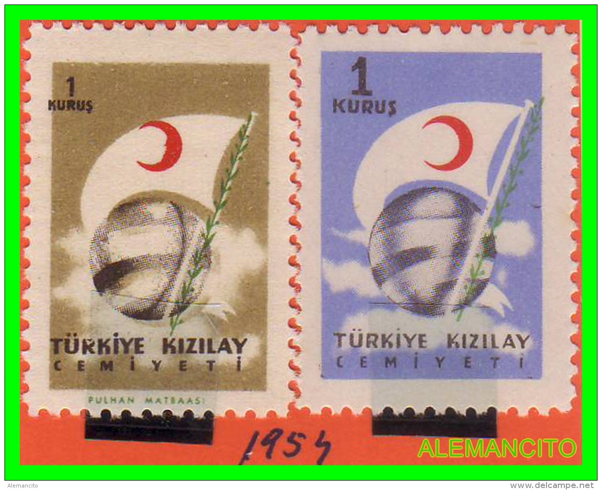 TURKIA - ( TURKEY  -  EUROPA  ) 2 SELLOS AÑO 1954 - Nuovi