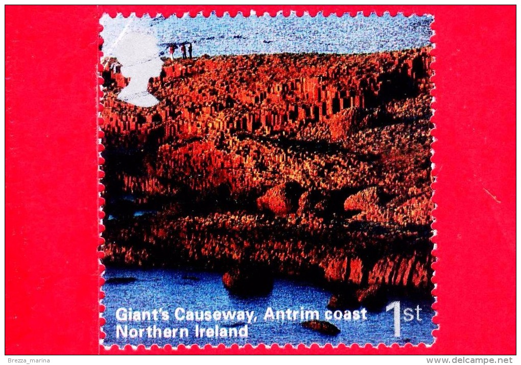 INGHILTERRA - GB - GRAN BRETAGNA - 2004 - UNESCO - Irlanda Del Nord - Giant Causeway, Antrim Coast - 1st (28) P - Used Stamps