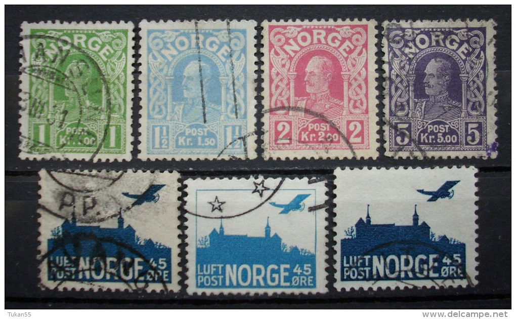 Norwegen Lot Haakon - Aker Brugge 1907 - 1927  Gestempelt      (H129) - Gebraucht