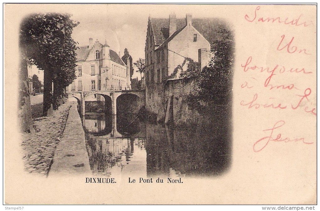 Le Pont Du Nord Verstuurd 1899 Zeldzaam Voor De Rappe. - Diksmuide