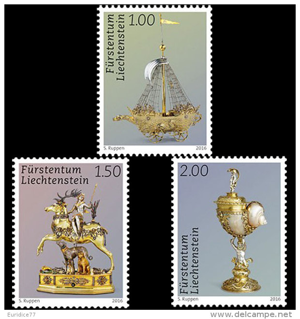 Lienchtenstein 2016 - Princely Treasures: Silver Smithery Stamp Set Mnh - Neufs