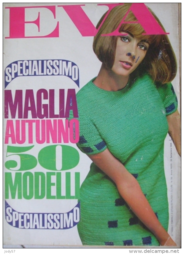 EVA  - N.39 - 26 SETTEMBRE 1966 - ANNO XXXIII - SETTIMANALE - RUSCONI - MILANO - IRA FURSTENBERG - Mode