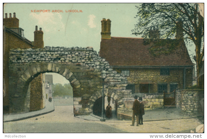 GB LINCOLN / Newport Arch / CARTE COULEUR GLACEE - Lincoln