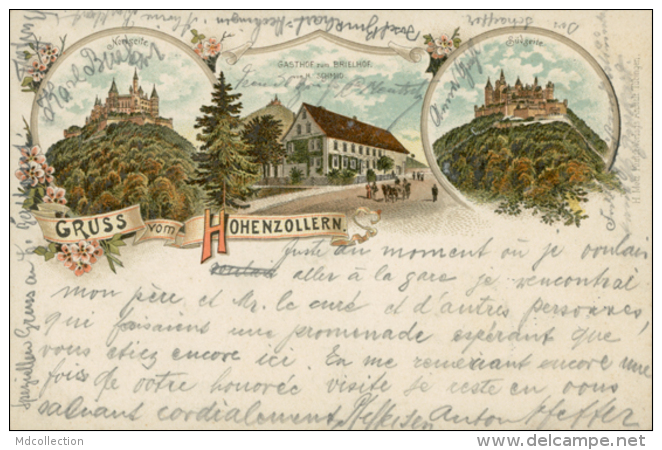 DE HECHINGEN / Nonseite, Gasthof Zum Brielhof Von H. Schmid, Südgeite / CARTE COULEUR - Hechingen