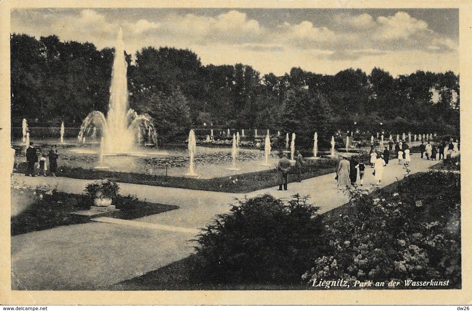 Pologne - Liegnitz - Park An Der Wasserkunst - Verlag A. Jeschke - Carte Non Circulée - Pologne