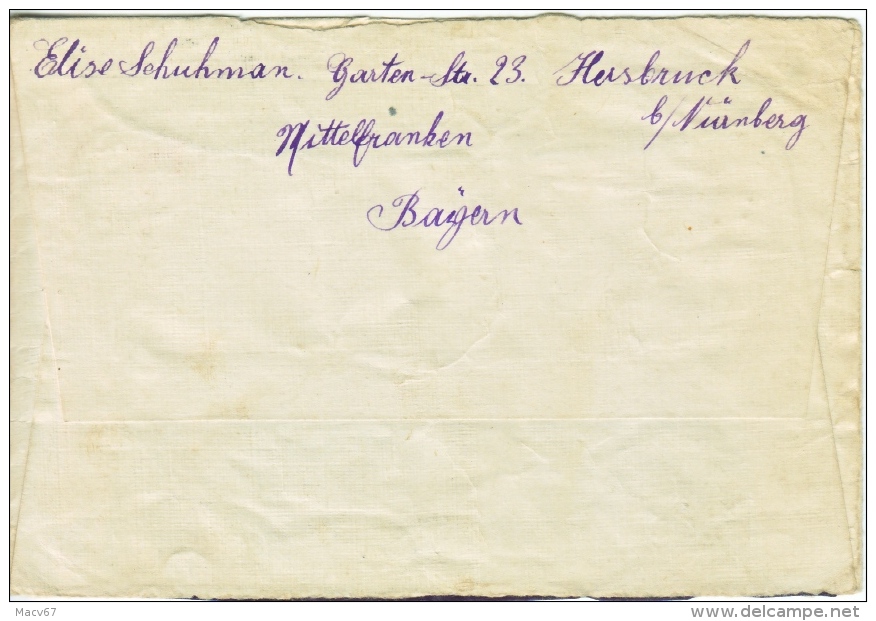 GERMANY  INFLATION  COVER  TO  U.S.A. - Briefe U. Dokumente