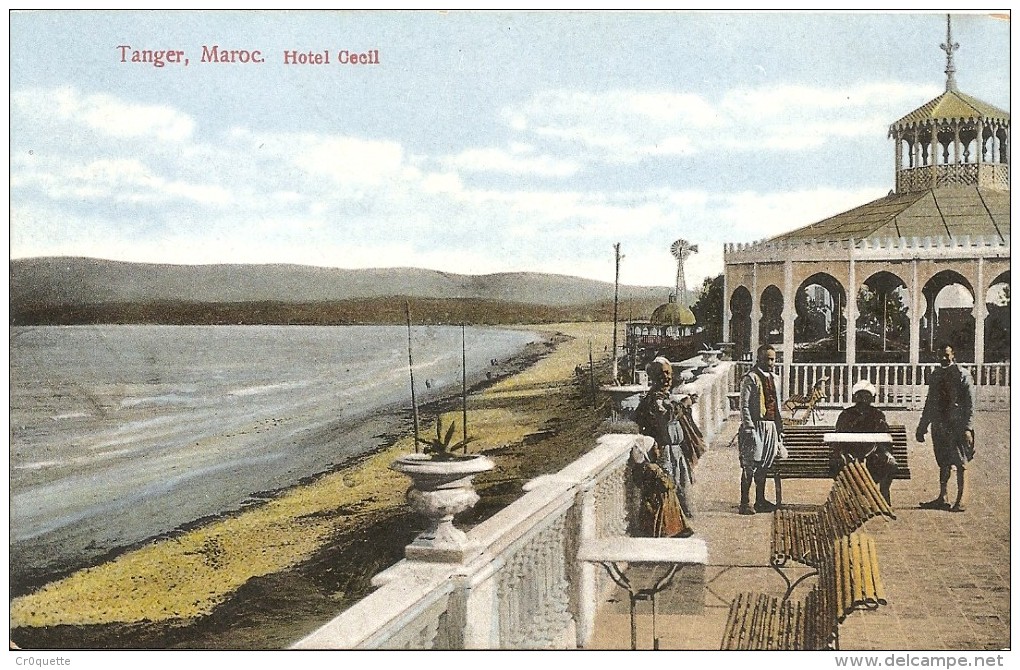 AFRIQUE MAROC TANGER - HÔTEL CECIL Vers 1920 - Tanger