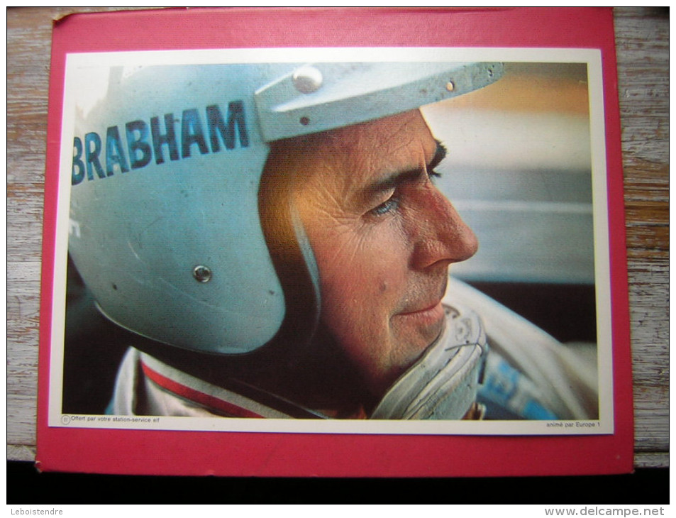 COLLECTION ELF  COMPÉTITION 70 N° 11 JACK BRABHAM PILOTE ELF   COURSE AUTOMOBILE OFFERT PAR VOTRE STATION SERVICE ELF - Autres & Non Classés