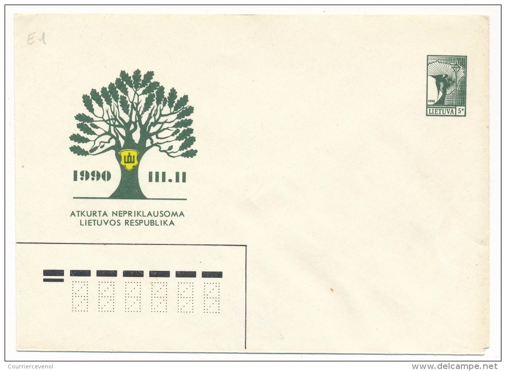 LITUANIE - 6 Enveloppes - Entiers Postaux Neufs, Différents - Lituanie