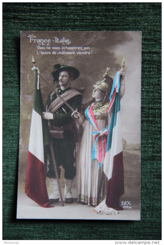 FRANCE - ITALIE - Patriottiche