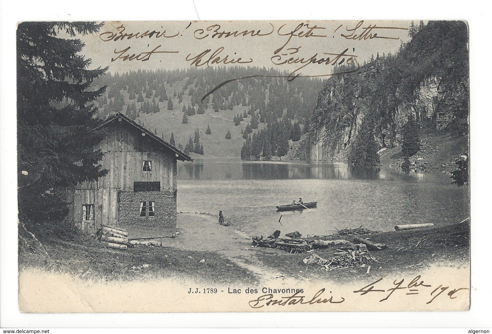 14862 - Lac Des Chavonnes Barque - Other & Unclassified