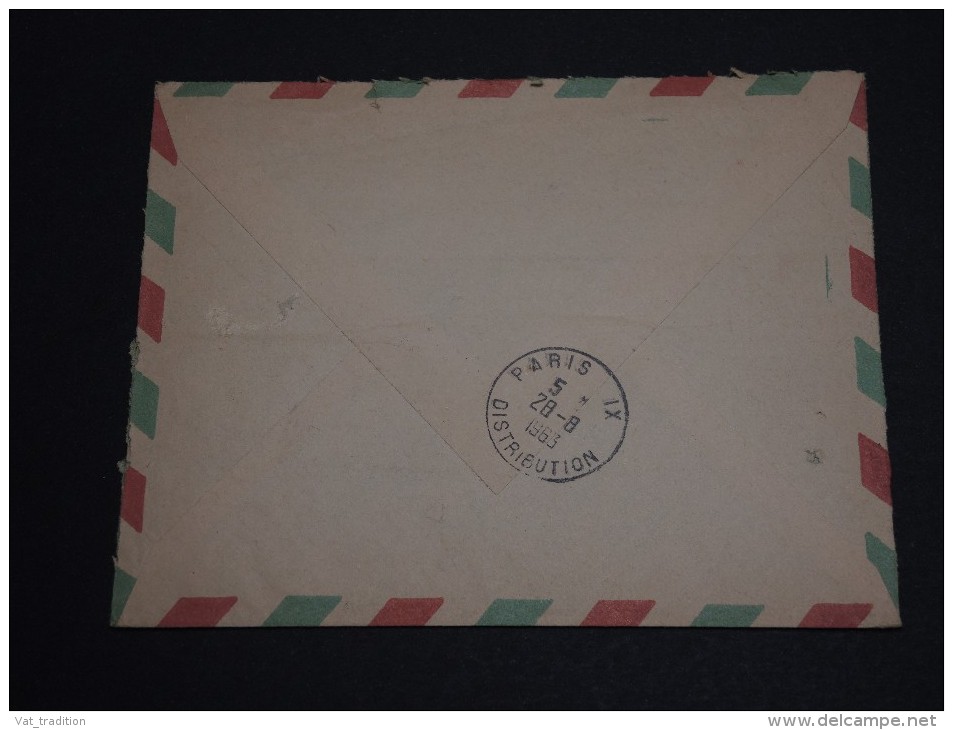 MADAGASCAR - Enveloppe En Recommandée De Manakara Pour La France En 1963 , Affranchissement Mécanique - A Voir - L 445 - Madagascar (1960-...)