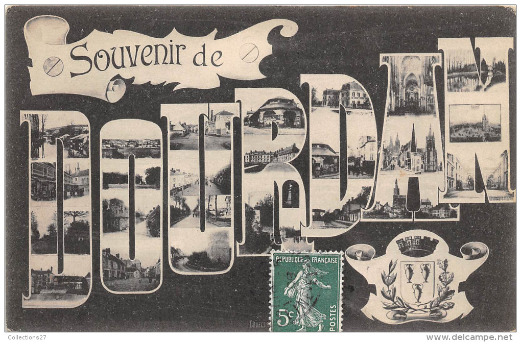 91-DOURDAN - SOUVENIR MULTIVUE - Dourdan