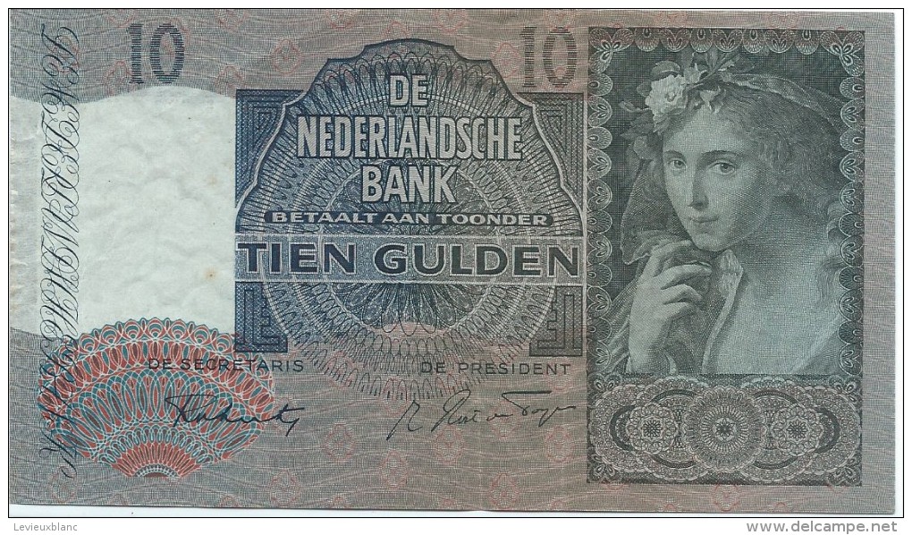 DeNederlandische Bank/PAYS-BAS/ Tien Gulden// 1942       BILL138 - 10 Gulden