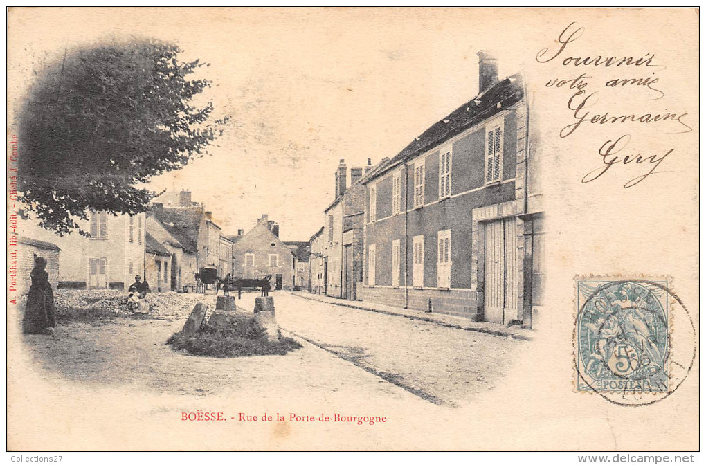 45-BOËSSE- RUE DE LA PORTE DE BOURGOGNE - Altri & Non Classificati