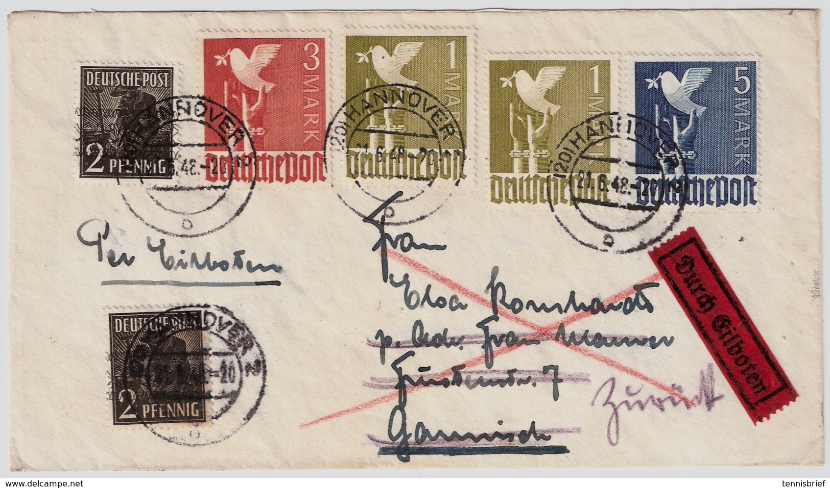 1948, 10fach, Und Neue Währung ,und Ersttag !!Mi. Ca. 180.- . Geprüft   , #5863 - Other & Unclassified