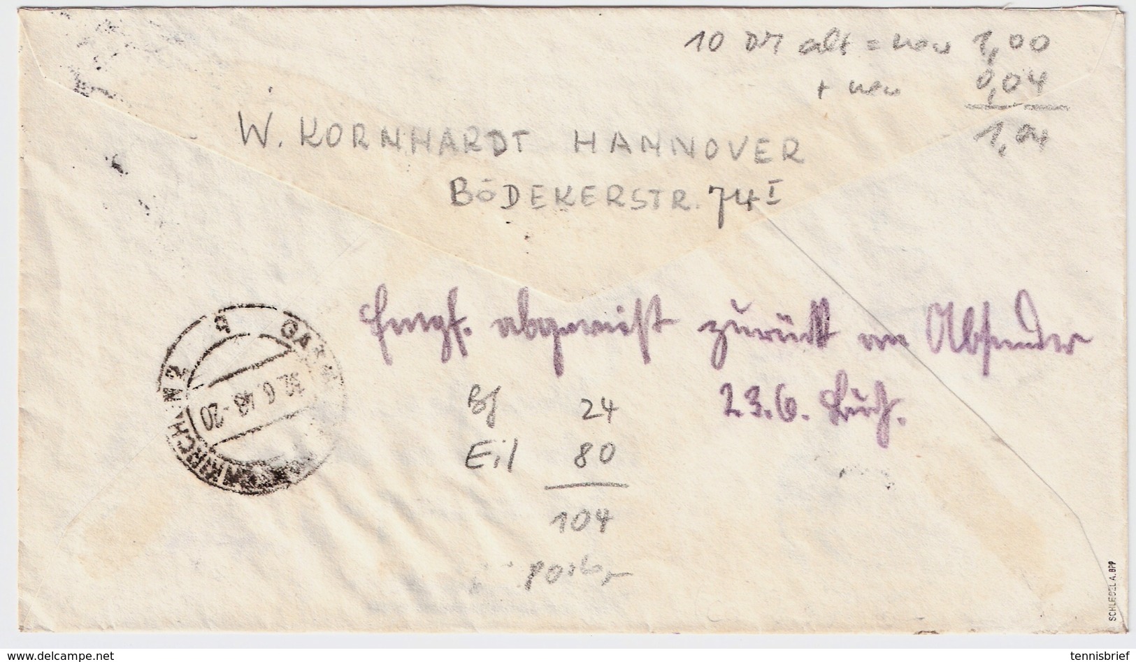 1948, 10fach, Und Neue Währung ,und Ersttag !!Mi. Ca. 180.- . Geprüft   , #5863 - Autres & Non Classés