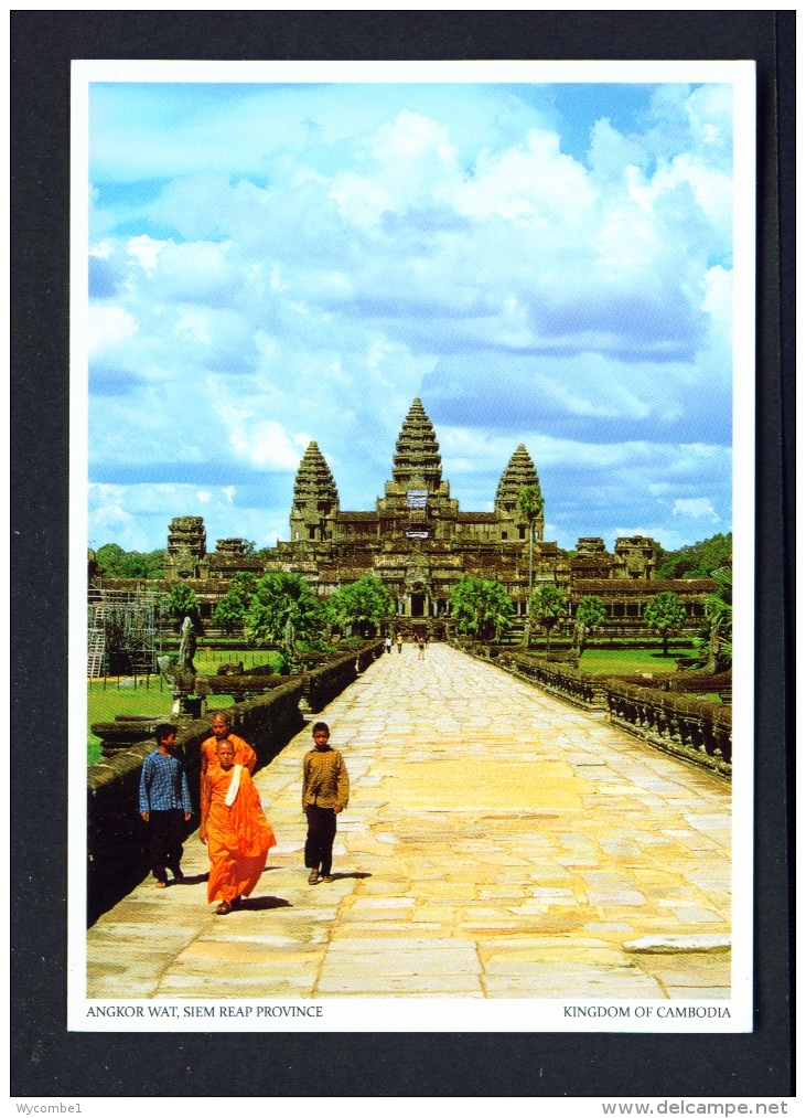 CAMBODIA  -  Angkor Wat  Used Postcard - Cambodia