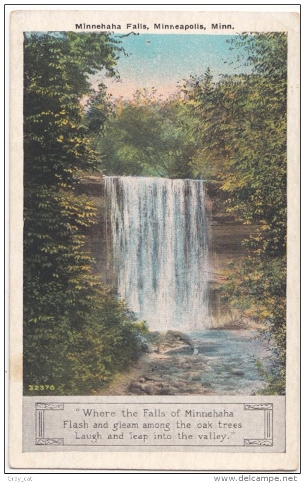 Minnehaha Falls, Minneapolis, Minnesota, Unused Postcard [17959] - Minneapolis