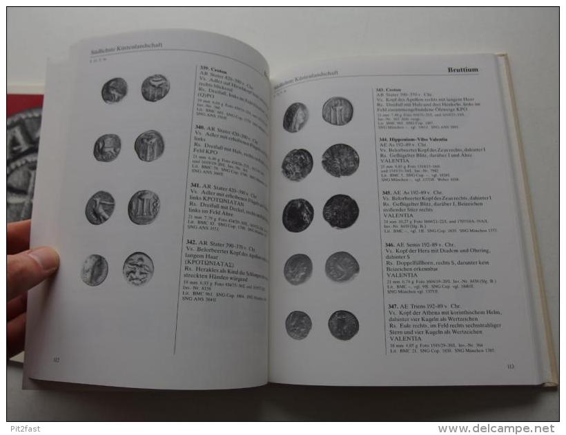 Mainzer Münzen , 1982 , Die Münzen der Griechen in Italien und Sizilien , 2 Bände - Numismatik / Münzkunde , Mainz !!!