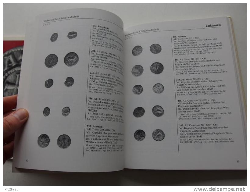 Mainzer Münzen , 1982 , Die Münzen der Griechen in Italien und Sizilien , 2 Bände - Numismatik / Münzkunde , Mainz !!!