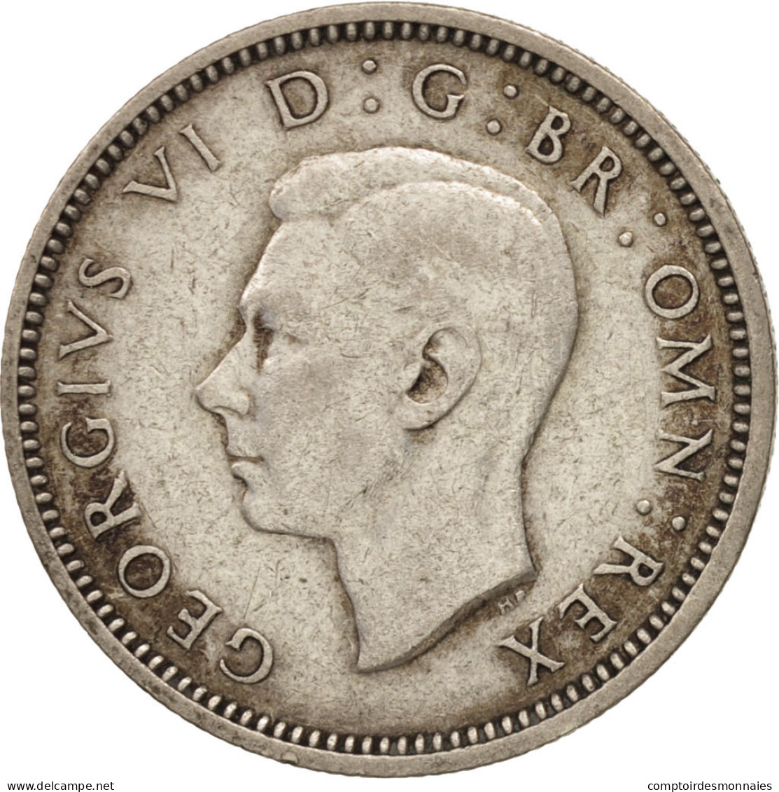 Monnaie, Grande-Bretagne, George VI, 6 Pence, 1944, TTB+, Argent, KM:852 - H. 6 Pence