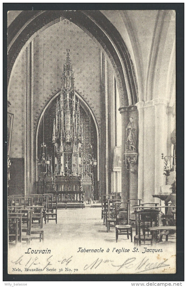 CPA - LOUVAIN - LEUVEN - Tabernacle à L'Eglise St Jacques - Nels  Série 36 N° 70  // - Leuven