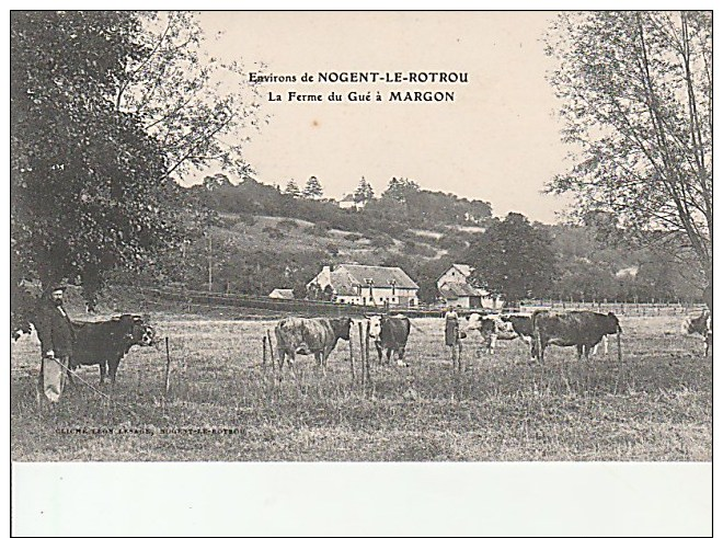 Environs De Nogent Le Rotrou-La Ferme Du Gué à Margon.Cliché Leon Lesage. - Nogent Le Rotrou