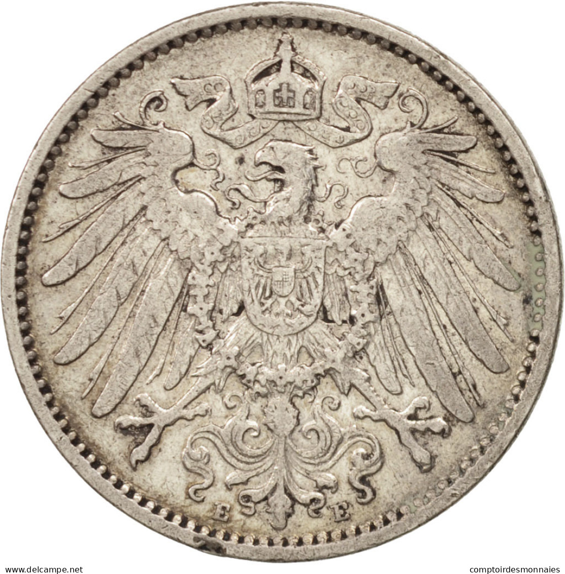 Monnaie, GERMANY - EMPIRE, Wilhelm II, Mark, 1906, Muldenhütten, TTB, Argent - 1 Mark