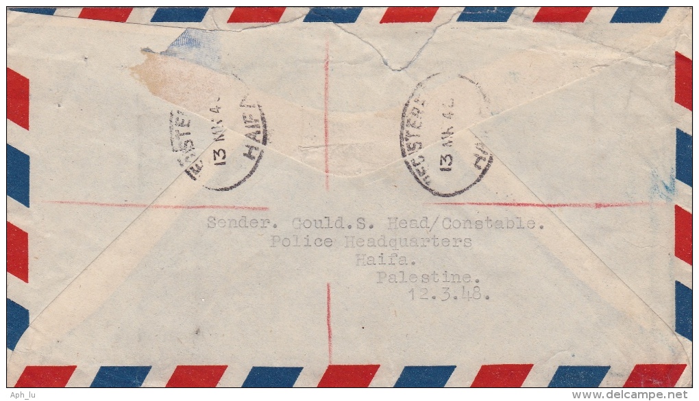R-Brief 1940 Von Haifa Nach Belfast (l035) - Palestine