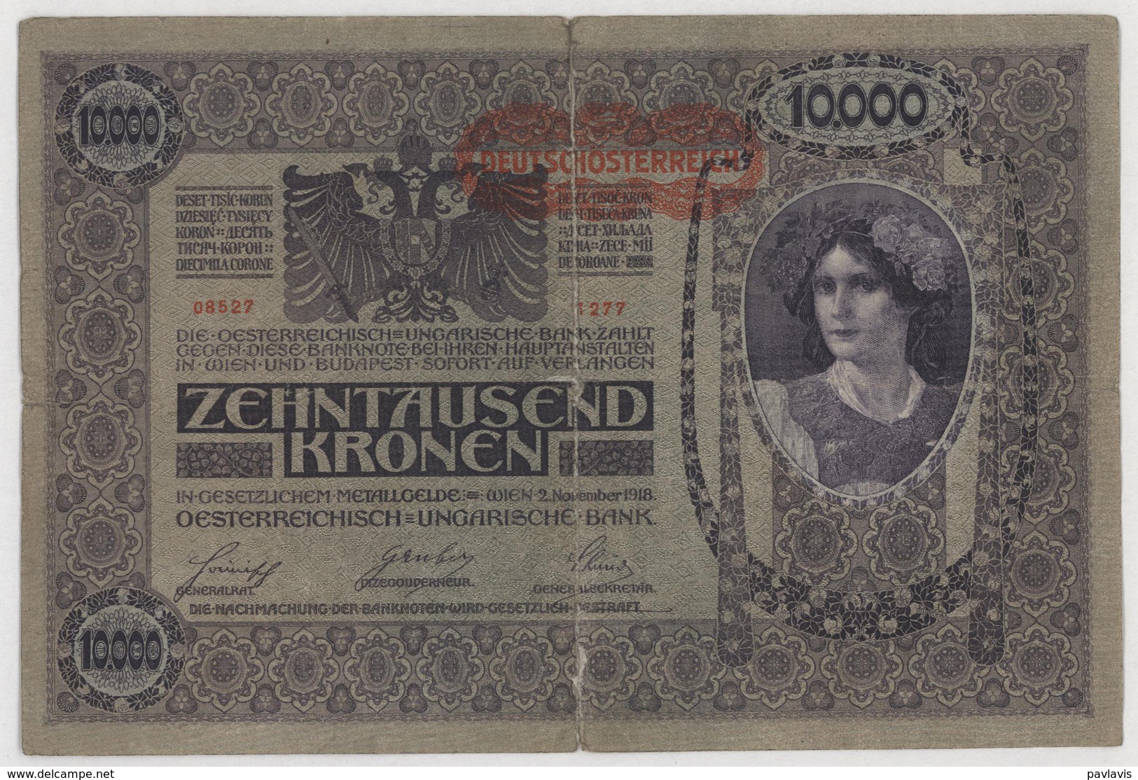 Zehntausend Kronen / 10 000 Kronen - Österreich-Ungarn / Austria-Hungary - Year 1918 - Autres - Europe