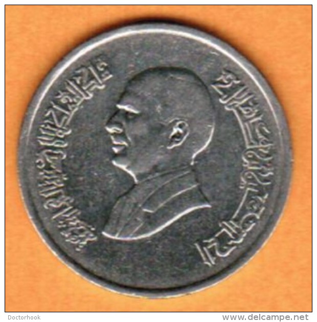 JORDAN   5 PIASTRES 1993 (AH 1413) (KM # 54) - Jordan