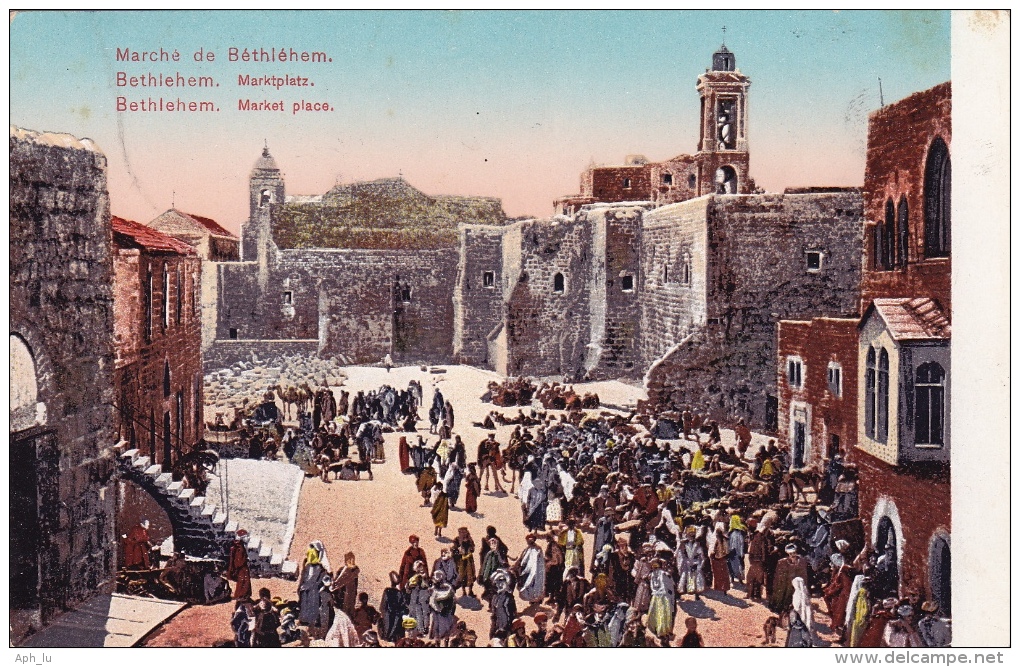 Ansichtskarte 1910 Von Bethleem Nach Roma/Italien (l039) - Palästina