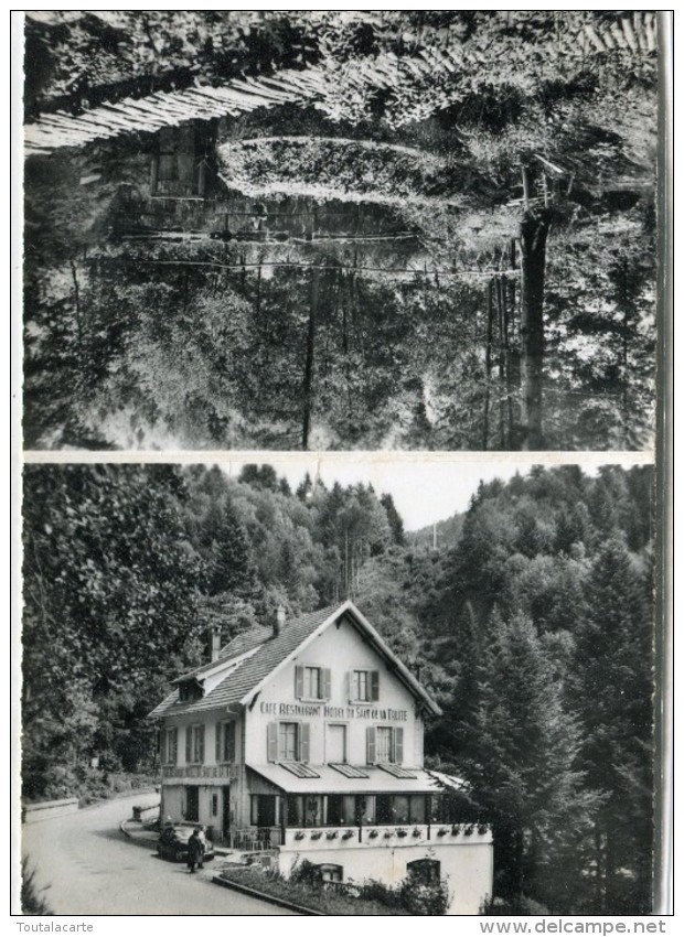 90 CARTE DE L HOTEL RESTAURANT DU SAUT DE LA TRUITE LEPUIX GY MALVAUX  Voir Verso   Grand Format 15 X 10,5 - Autres & Non Classés