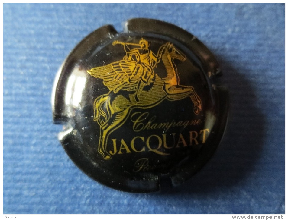 JACQUART  Noir Et Or "R" Sous C - Jacquart
