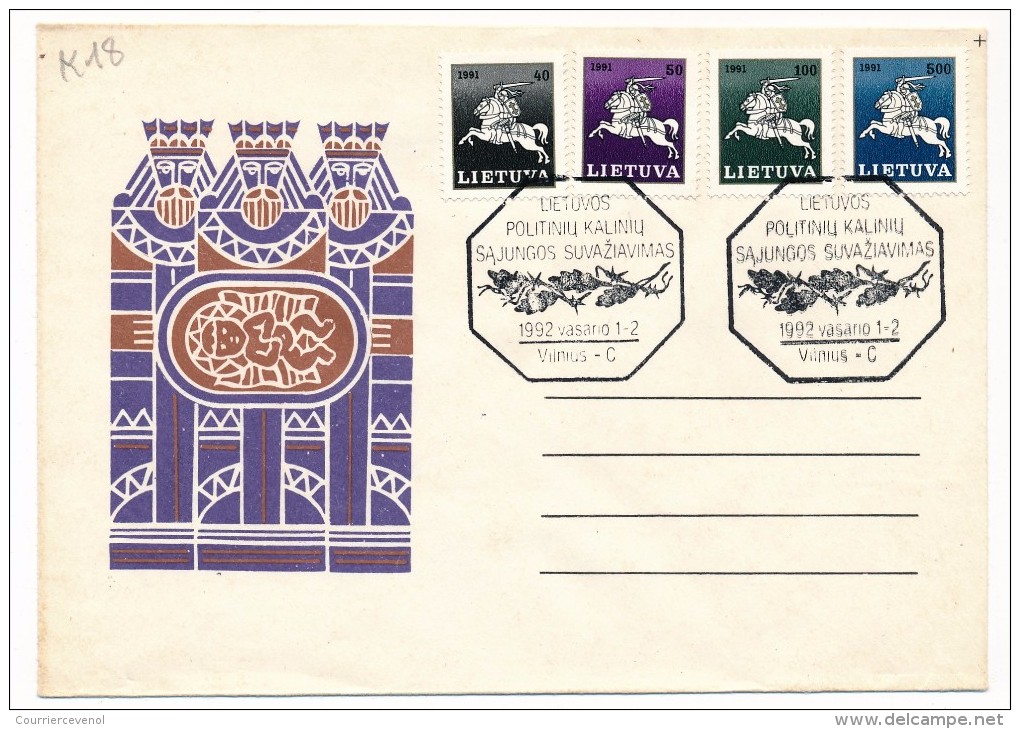 LITUANIE - 8 Enveloppes, Affranchissements Divers, Plupart FDC - Lituanie