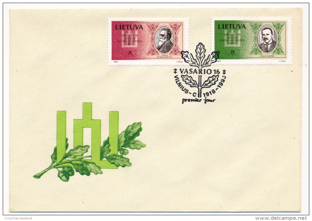 LITUANIE - 8 Enveloppes, Affranchissements Divers, Plupart FDC - Lithuania