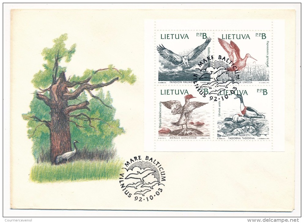 LITUANIE - 8 Enveloppes, Affranchissements Divers, Plupart FDC - Lituanie